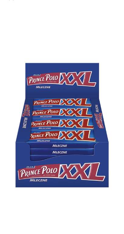 Prince Polo XXL mleczne 28 x 50 g