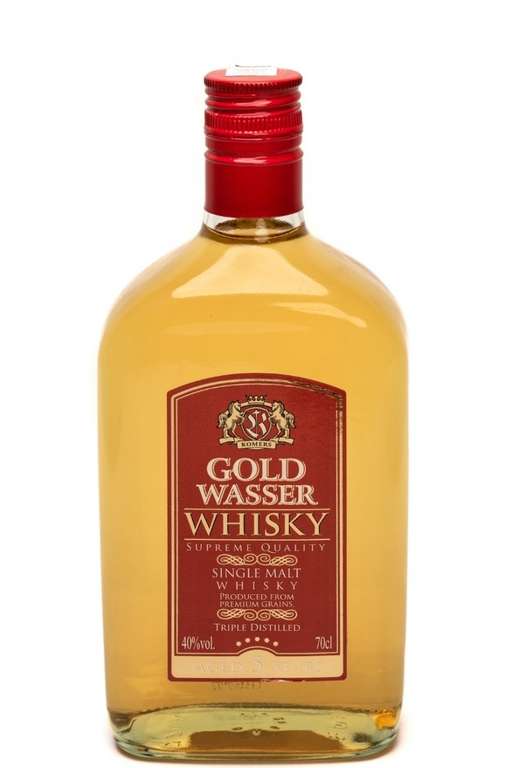Whisky GOLD WASSER (0,7 l) w Wielkopolskiej Manufakturze Wódek