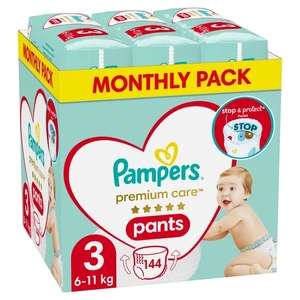 Promocja na pieluszki Pampers Pants / Premium Care + dodatkowe 30zł rabatu od producenta + możliwy zwrot @ Empik