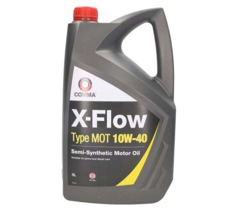 Olej silnikowy 10W40 Comma X-FLOW MOT 10W40 5L