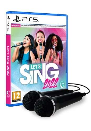 Gra Let's Sing 2022 + 2 mikrofony PS5
