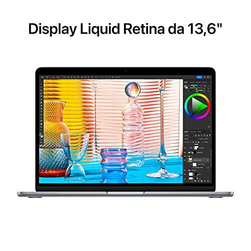Apple Laptop MacBook Air 2022 z chipem M2: 13,6-calowy wyświetlacz Liquid Retina, 8 GB RAM, 256 GB SSD [ 1087,85 € + wysyłka 7,67€ ]