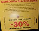 Biedronka - Sklepy Biedronki w Rzeszowie przy ulicy Okulickiego i Osmeckiego - 50% i 30 %