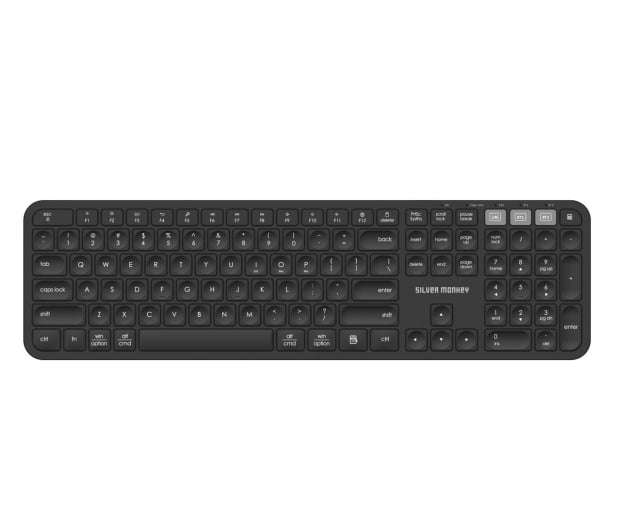 Klawiatura Silver Monkey K90 Wireless premium business keyboard (black)