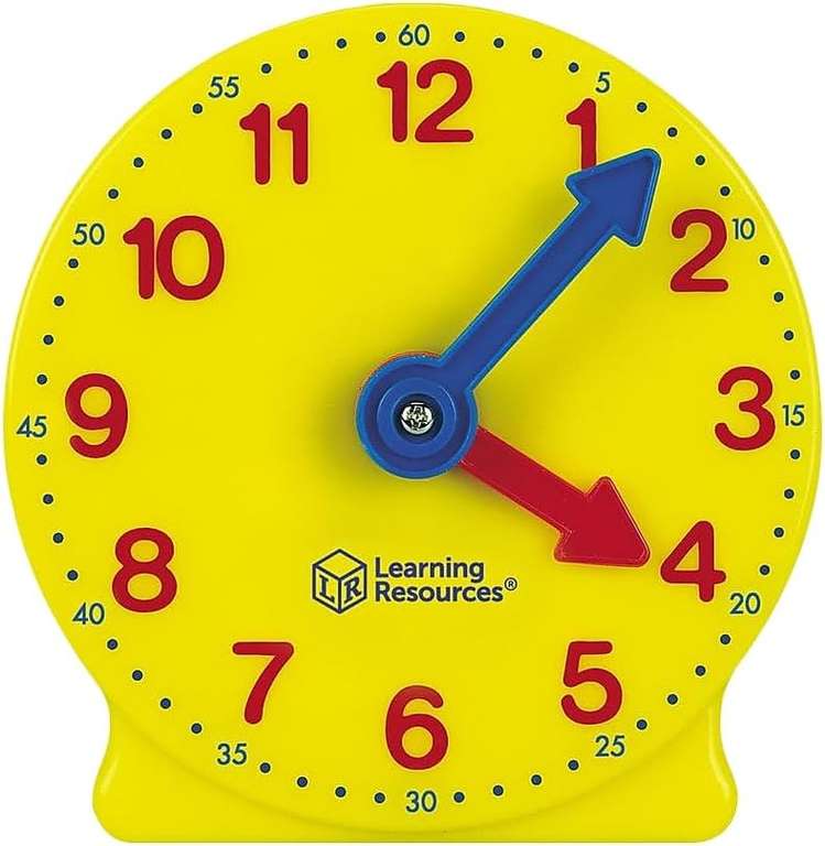 Learning Resources Zegar dla dzieci-nauka zegara, czasu. Zestaw 6 szt. za 70,54 zł