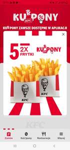 KFC 2 porcje frytek za 5zł