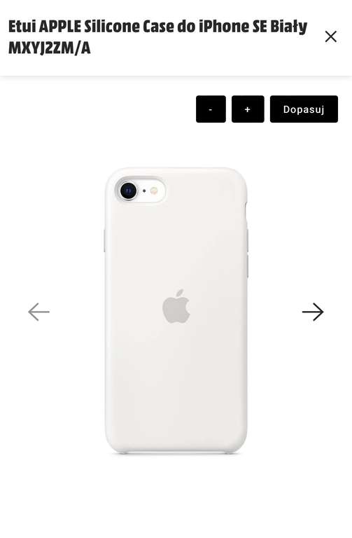 Apple etui białe SE2020, iPhone 7, iPhone 8 teraz 79zł