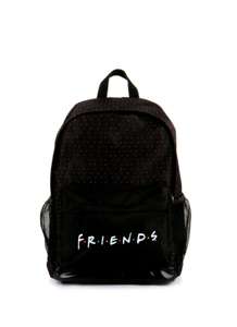 Czarny plecak w kropki FRIENDS