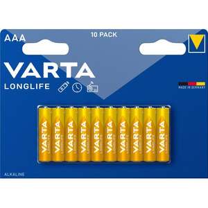 Baterie AAA LR3 VARTA Longlife za połowę ceny