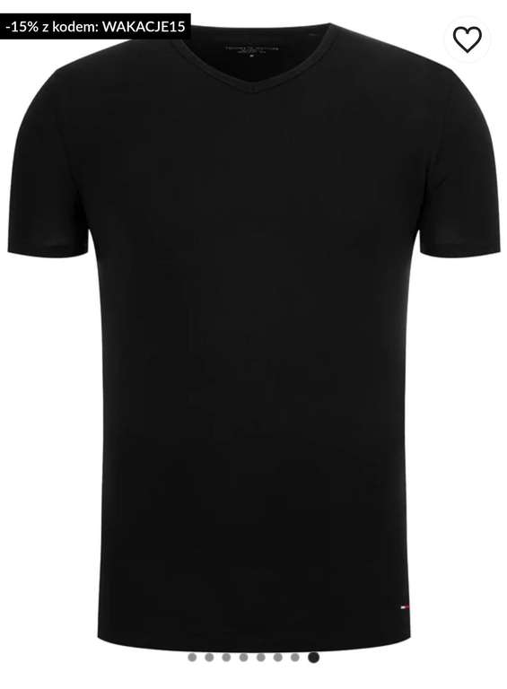 Komplet 3 t-shirtów Tommy Hilfiger V neck Premium Essentialis 2S87903767 Regular Fit