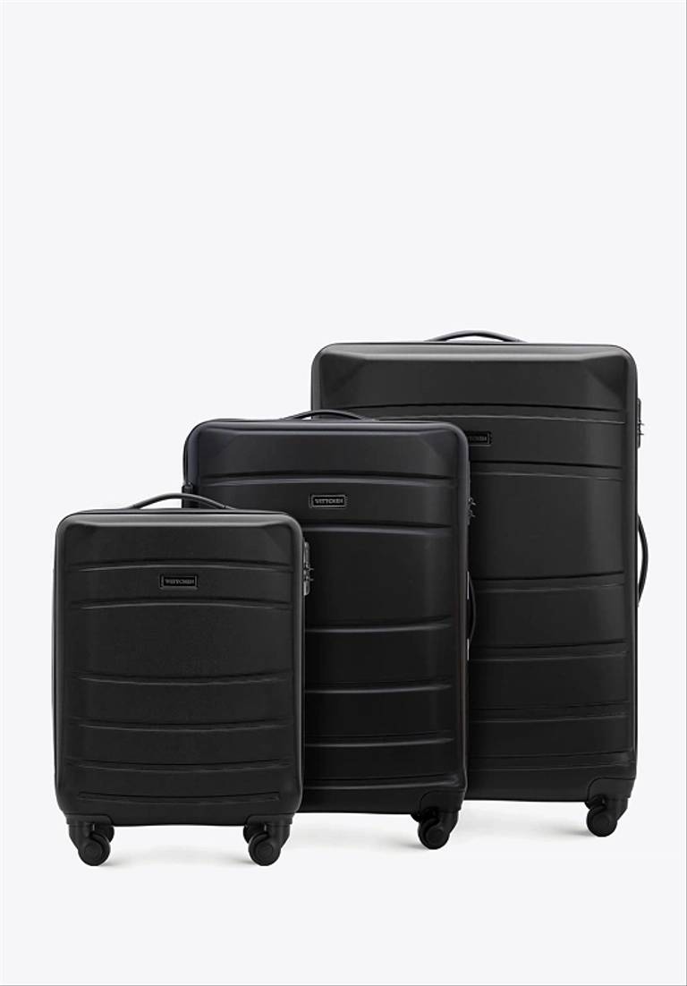 Zestaw walizek z ABS-u WITTCHEN czarna - inne kolory po 279,99