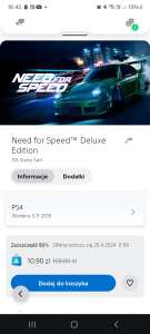 Need for Speed Deluxe Edition Playstation Network 10.9 zł