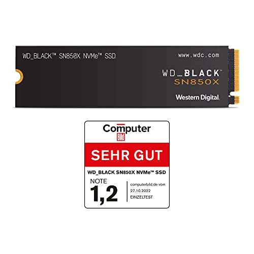 Dysk SSD WD_BLACK 2TB SN850X NVMe Gen4 – 123 EUR (544,11 zł + wysyłka) @ Amazon.de