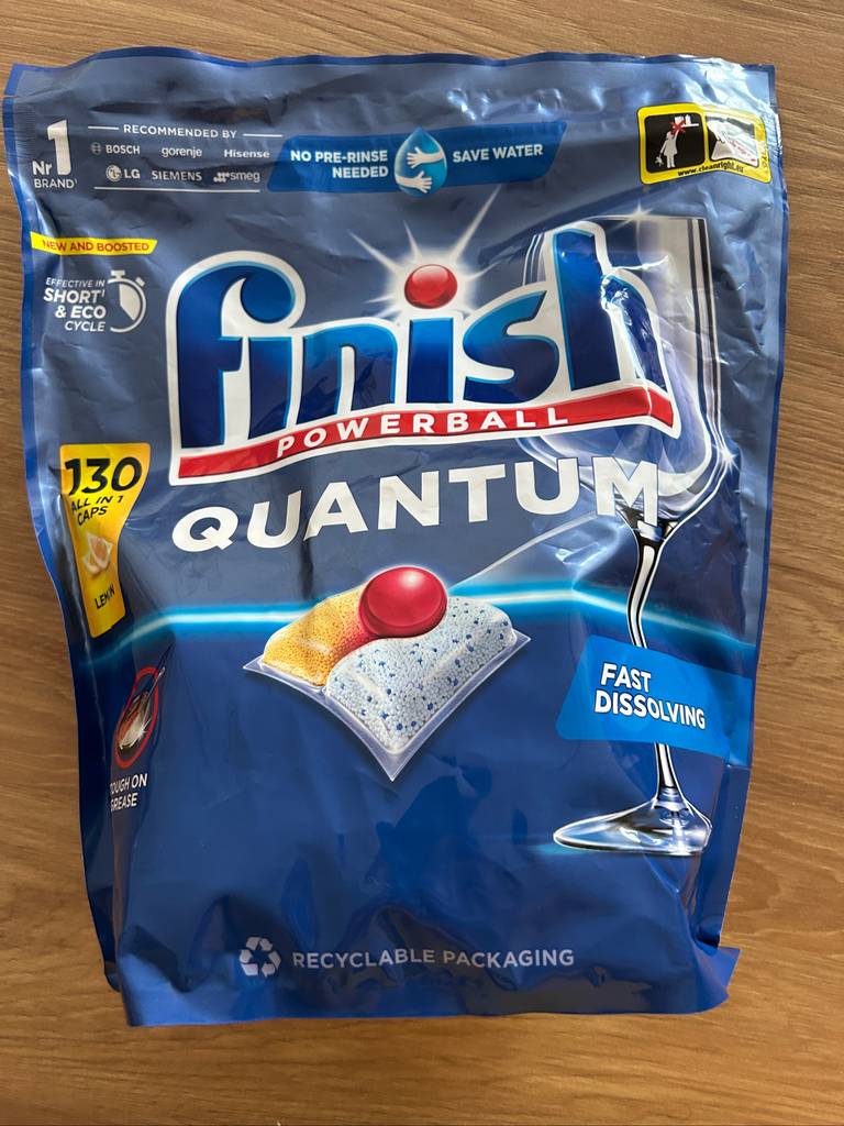 Kapsułki do zmywarki Finish Quantum All in 1 130 szt. Rossmann