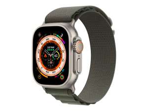 Smartwatch Apple Watch Ultra z pętlą Alpine Loop Small zielony [ 624,60 € ] + wysyłka 35 zł