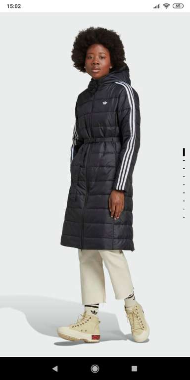Kurtka damska adidas Hooded Premium Long Slim Jacket dwa kolory