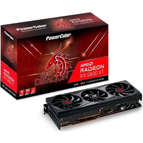 Karta graficzna POWERCOLOR Radeon 6800XT Red Dragon 16GB możliwe 2944,05zl na raty