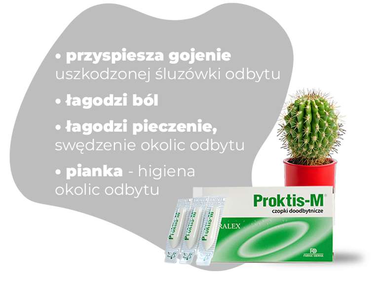 Zamów próbki produktów PROKTIS-M - czopki na dolegliwości związane z hemoroidomi!