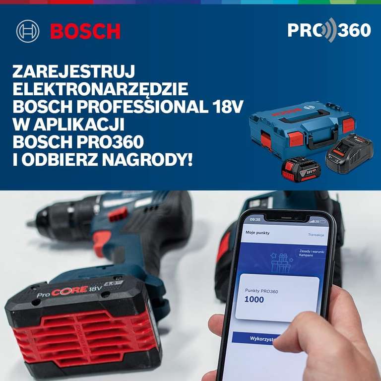 Szlifierka Oscylacyjna Mimośrodowa Bosch Professional GEX 18V-125