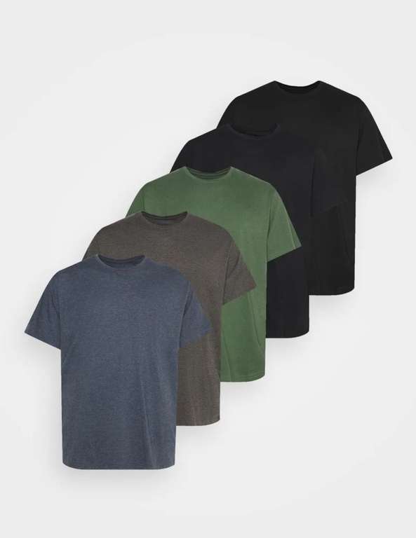 Denim Project 5 PACK - T-shirt basic. Rozmiary od 3XL do 6XL