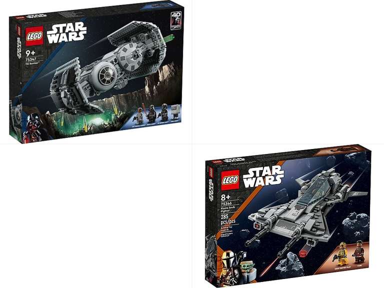 LEGO Star Wars - Bombowiec TIE (75347) + LEGO Star Wars Piracki myśliwiec (75346)