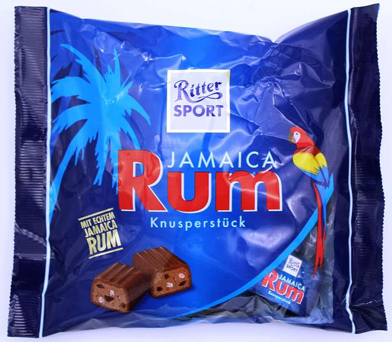 Czekoladki Ritter Sport Jamaica Rum 6.99 zł Biedronka