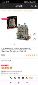 LEGO Marvel, klocki, Spider Man, Sanctum Sanctorum, 76218