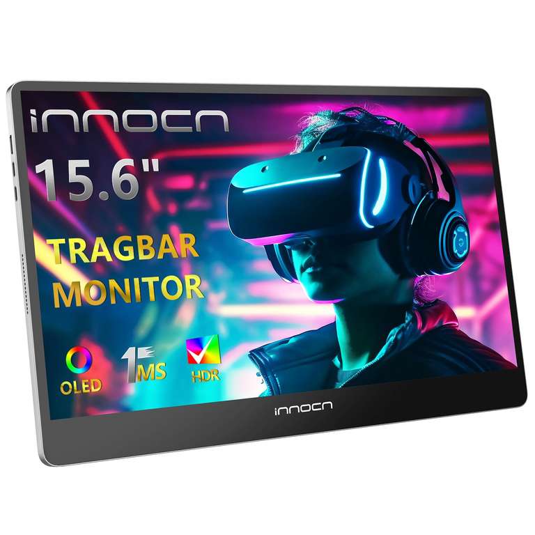 Przenośny monitor OLED INNOCN 15.6" FHD 1MS, HDR, HDMI/USB-C