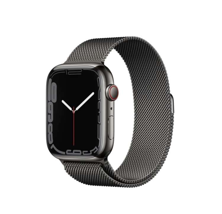 Apple Watch 7 41/Graphite Steel/Graphite Loop LTE