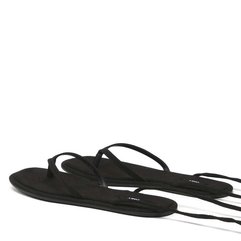 Damskie sandały japonki ONLY SHOES Onlmirella - r. 36 - 41 - czarne lub brązowe @Lounge by Zalando