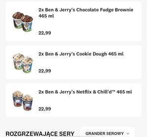 KFC 2x lody Ben & Jerry's 465ml w cenie jednego różne smaki