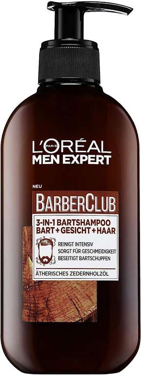 L'Oréal Men Expert Barber Club Zestaw do Pielęgnacji Brody - szampon + olejek