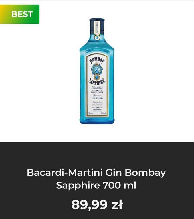 Gin Bombay Sapphire Sunset 43% 0,7 l. Najlepsza cena na rynku.
