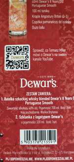 Whisky Dewar's 8YO 0.7l + szklanka