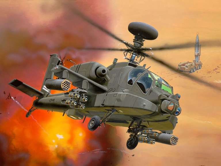 Model do sklejania Revell 1:144 AH-64D Longbow Apache