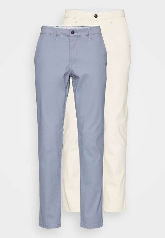 Męskie spodnie chino Jack&Jones JJIMARCO JJDAVE 2 PACK za 135zł (dużo rozmiarów) @ Lounge by Zalando