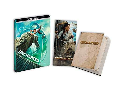 Film Uncharted 4K UHD w Steelbooku z zakładką i notatnikiem (polska wersja) @ Amazon