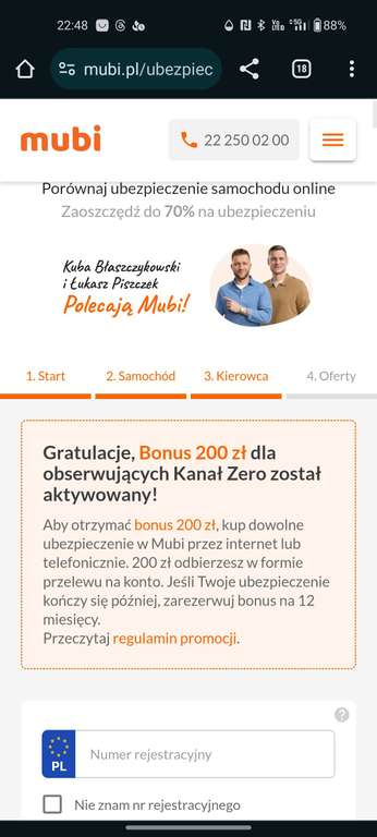 -200 zł na polisę ubezpieczeniową w Mubi.pl od Stana Kanał ZERO