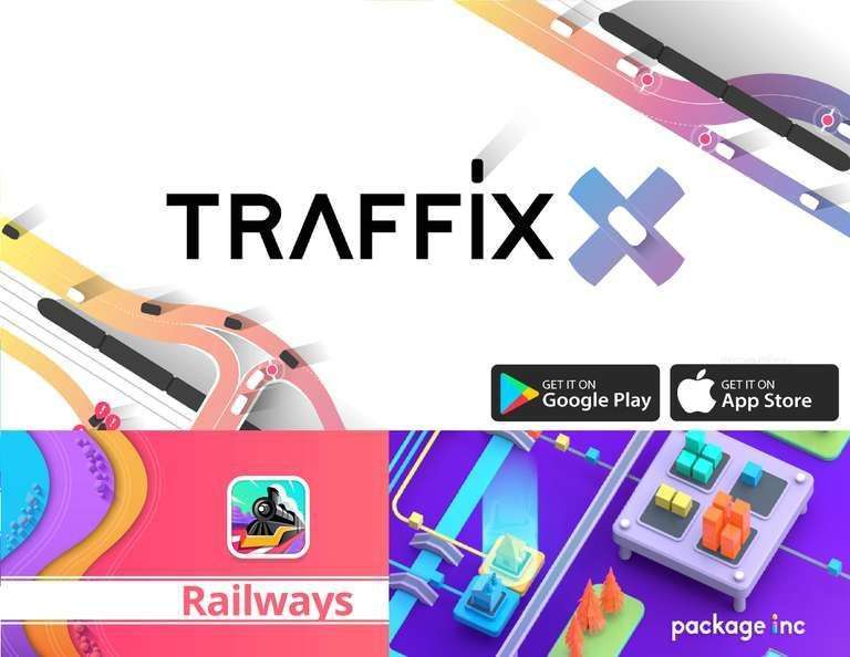 Gry: Railways - Train Simulator, Traffix oraz Package Inc. za darmo w Google Play