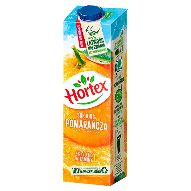 Hortex sok pomarańczowy i nektrary E.Leclerc Łódź