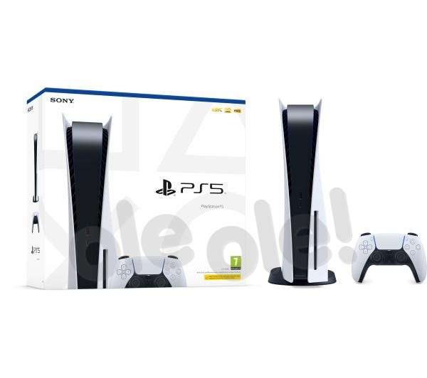Konsola Sony PlayStation 5 (PS5) z napędem (outlet stan doskonały - stan magazynowy kilka sztuk)
