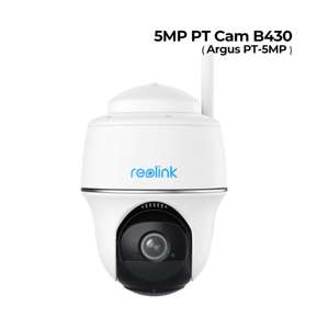 Kamera do monitoringu Reolink Argus PT 5MP WiFi (bateria 6000 mAh) | Wysyłka z DE | $104.32 @ Aliexpress