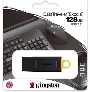 Pendrive Kingston DataTraveler Exodia DTX/128GB USB 3.2, zapis/odczyt 15/90 MB/s, darmowa dostawa Prime