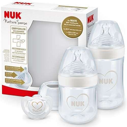 Zestaw startowy butelek dla niemowląt NUK Nature Sense | 0-18 miesięcy