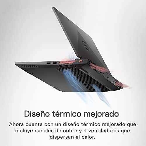 Laptop Dell Gaming G15 5510 10500H 15.6 120Hz 8GB RAM 512GB SSD RTX 3050TI 578,41 €