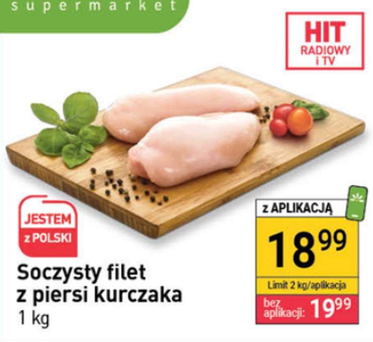 Filet z piersi kurczaka limit 2kg w Stokrotce
