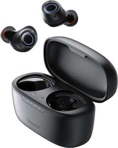 Baseus Bowie MA10 słuchawki Bluetooth bezprzewodowe z aktywną redukcją szumów -48 dB, 140 godzin czasu odtwarzania Amazon Prime