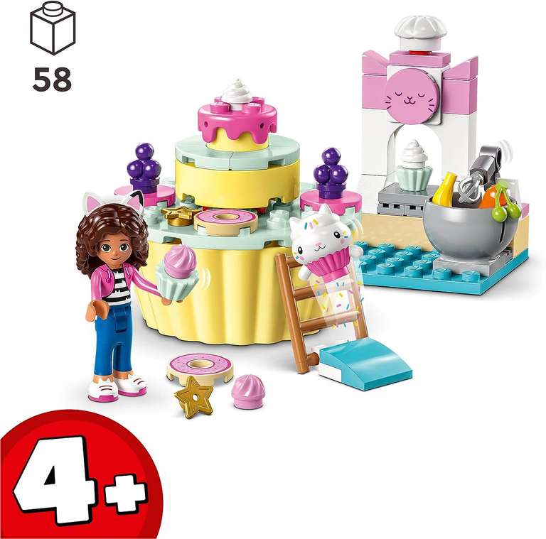 LEGO 10785 Koci domek Gabi - Pieczenie tortu z Łakotkiem