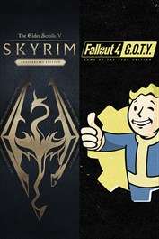 [PRiCEBUG] Skyrim Anniversary Edition + Fallout 4 G.O.T.Y Bundle - Xbox One / Xbox Series / 1600,00 HUF (20,27 zł)