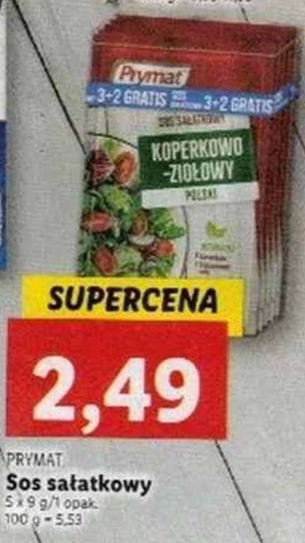 Sos sałatkowy koperkowo-ziołowy(polski) Prymat - 5x9g (cena za 5sztuk!)- Lidl